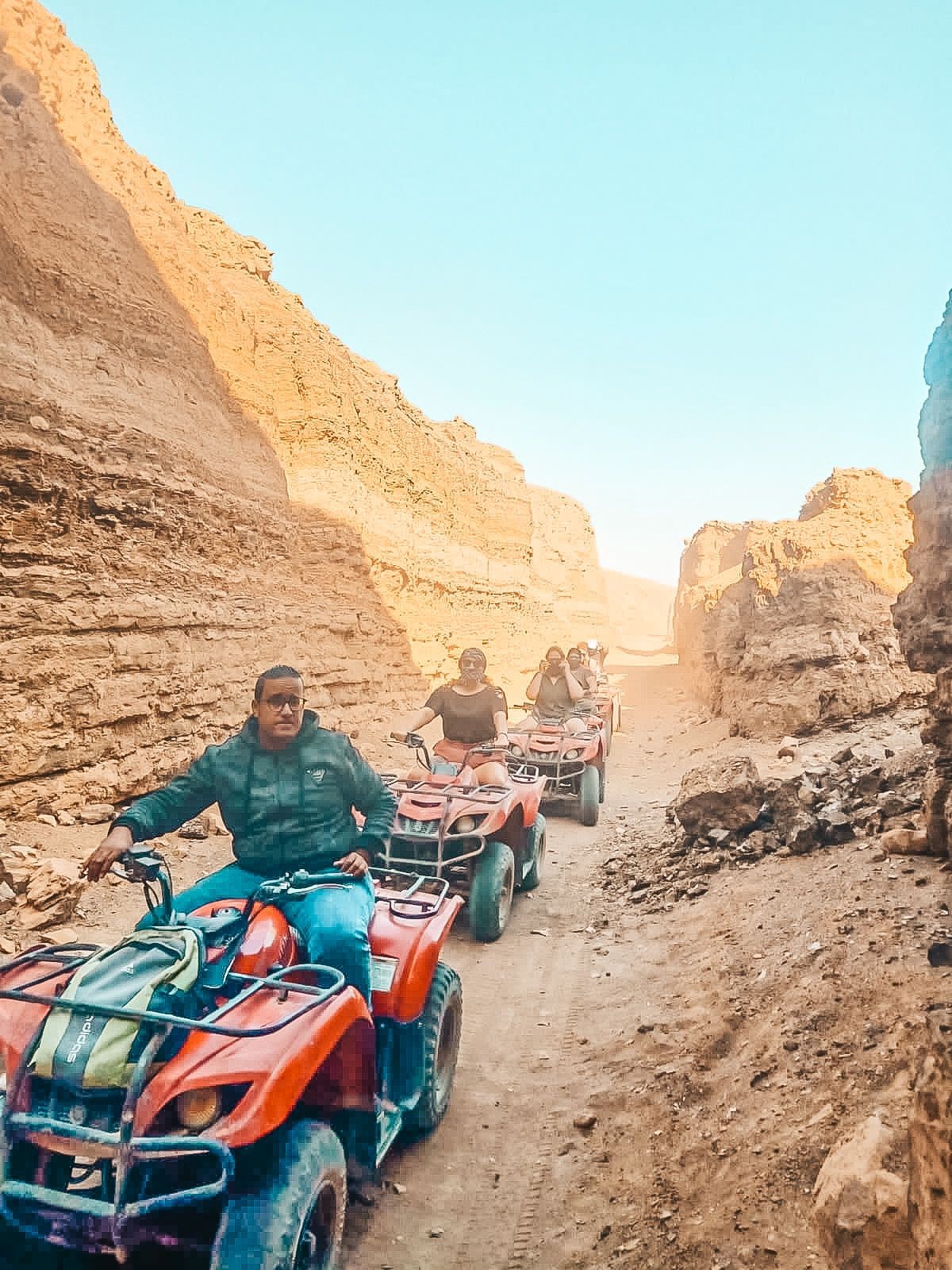 quad fahren in der wüste hurghada