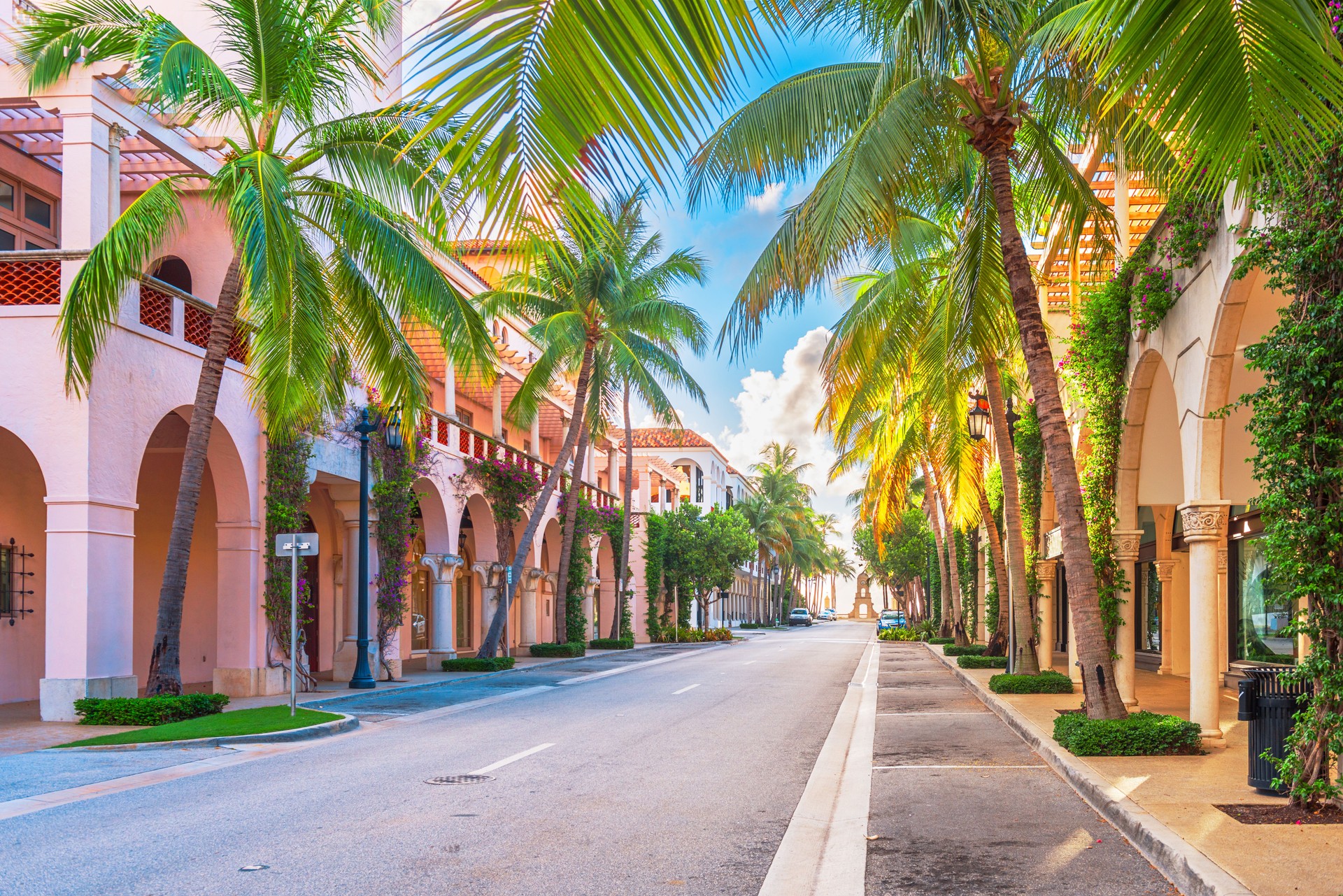 Palm Beach, Florida, Vereinigte Staaten von Amerika an der Worth Ave